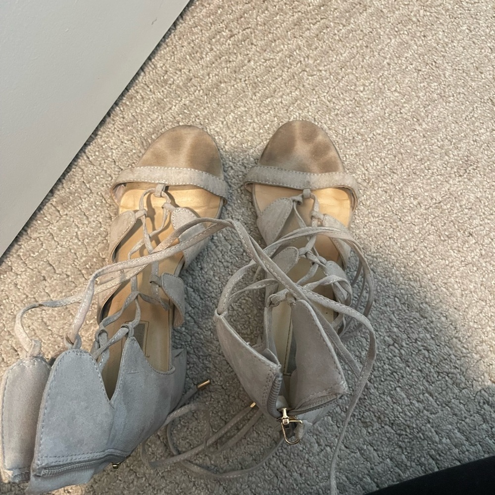 Lace up heels